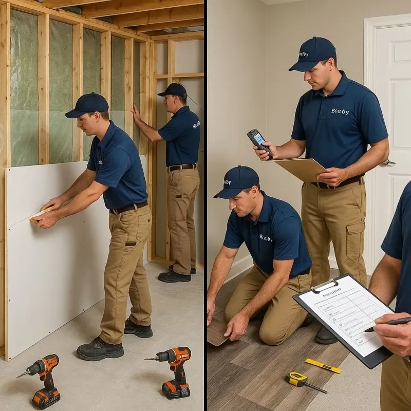 Repairs and Reconstruction process in East Dundee, IL